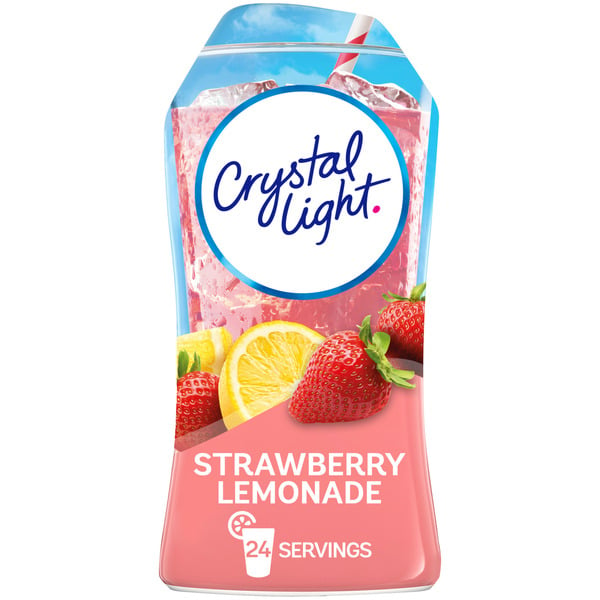 Cocoa & Drink Mixes Crystal Light Strawberry Lemonade Naturally Flavored Drink Mix hero