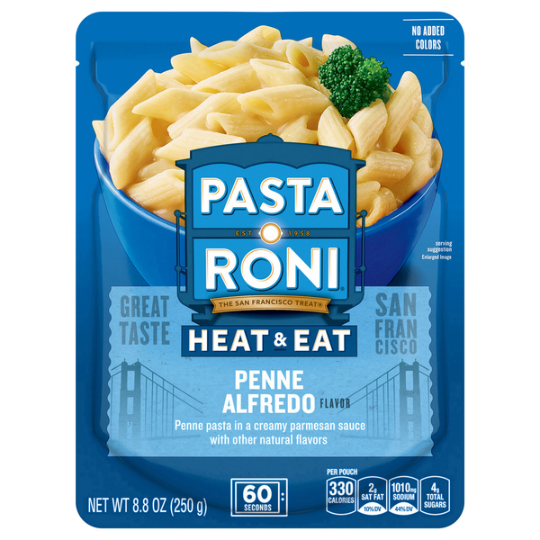 Dry Pasta Pasta Roni Penne Pasta, Penne Alfredo Flavor, Heat & Eat hero