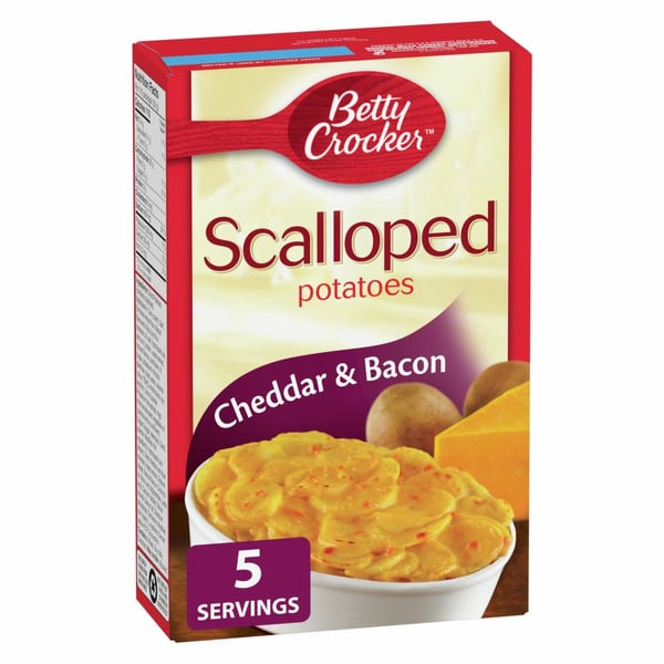 Instant Foods Betty Crocker Cheddar & Bacon Scalloped Potatoes hero