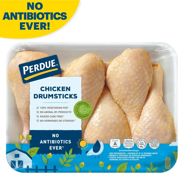 Poultry Counter Perdue Jumbo Chicken Drumsticks hero