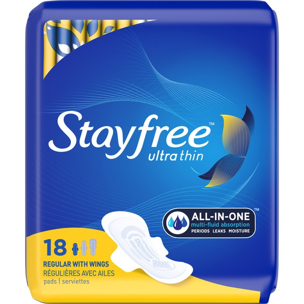 Feminine Care Stayfree Maxi Pads Regular with Wings hero