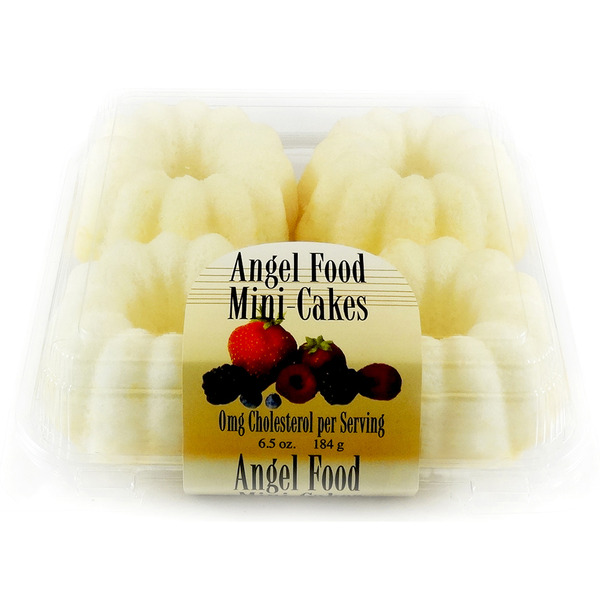 Cakes & Pies Olson's Baking Company  Angel Food Mini Cakes hero