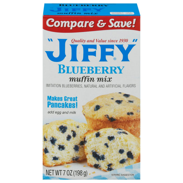 Doughs, Gelatins & Bake Mixes "JIFFY" Muffin Mix, Blueberry hero