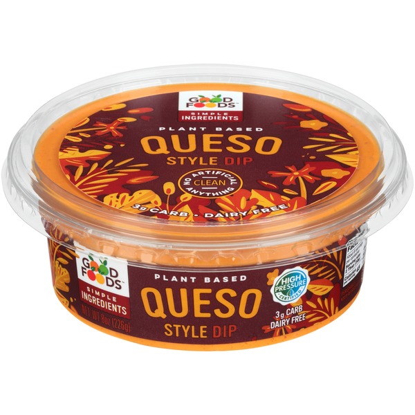 Fresh Dips & Tapenades Good Foods Plant Based Queso Style Dip hero