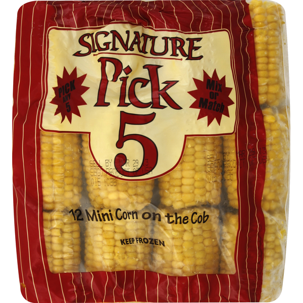 Frozen Produce Signature Pick 5 Corn on the Cob, Mini hero