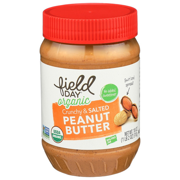 Nut Butters & Fruit Spreads FIELD DAY Organic Crunchy Peanut Butter hero