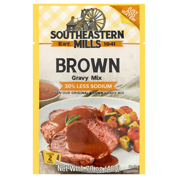 Southeastern Mills Gravy Mix, Brown hero