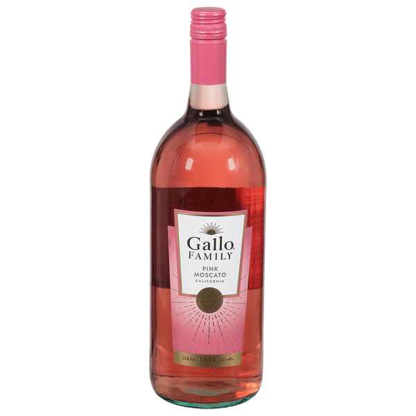 Blush Wine Gallo Family Vineyards Pink Moscato, California hero