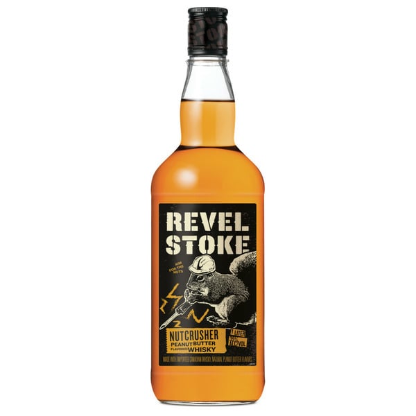 Whiskey Revel Stoke Peanut Butter Flavored Whiskey Nutcrusher 70 hero