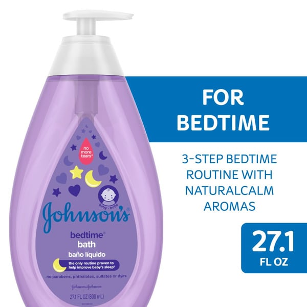 Baby Bath & Body Care Johnson's Tear-Free Bedtime Baby Bath, Soothing Aromas hero