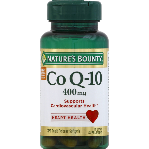 Vitamins & Supplements Nature's Bounty Co Q-10, 400 mg, Rapid Release Softgels hero