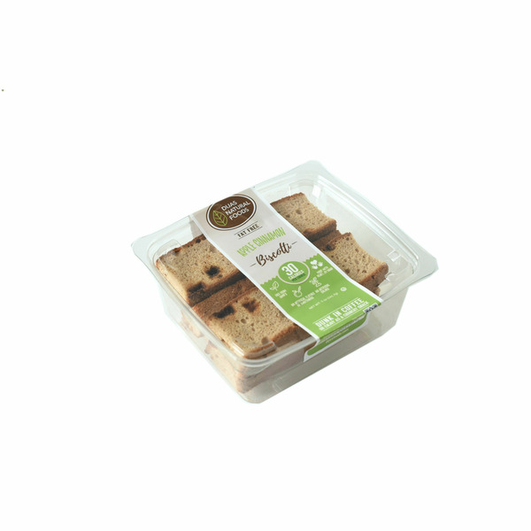 Bread DIJAS Natural Foods Apple Cinnamon Biscotti, Fat-Free hero