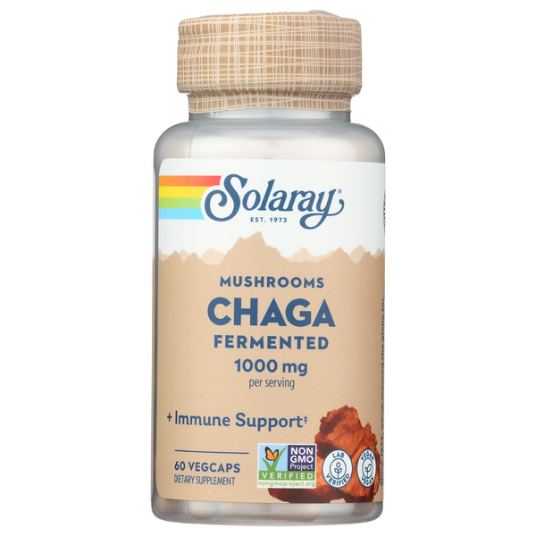 Dietary Supplements Solaray Mushroom Chaga Ng V hero