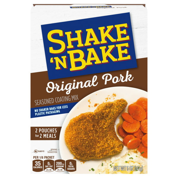 Spices & Seasoning Kraft Shake 'N Bake Seasoned Coating Mix Original Pork - 2 Ct hero