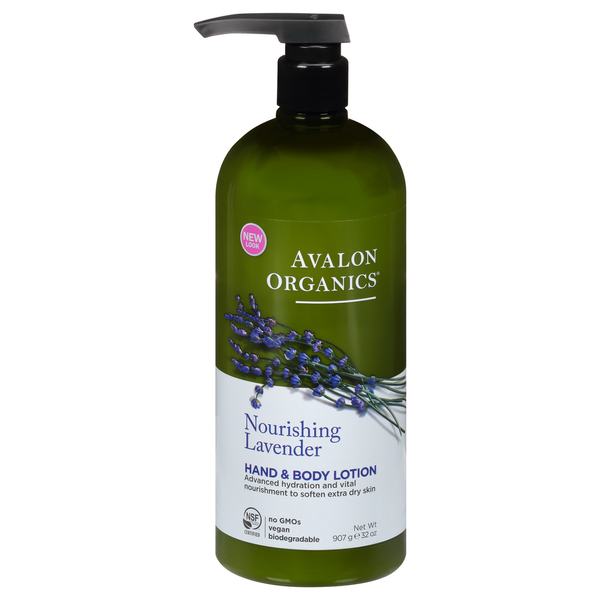 Body Lotion, Soap & Oils Avalon Organics Hand & Body Lotion, Nourishing Lavender hero