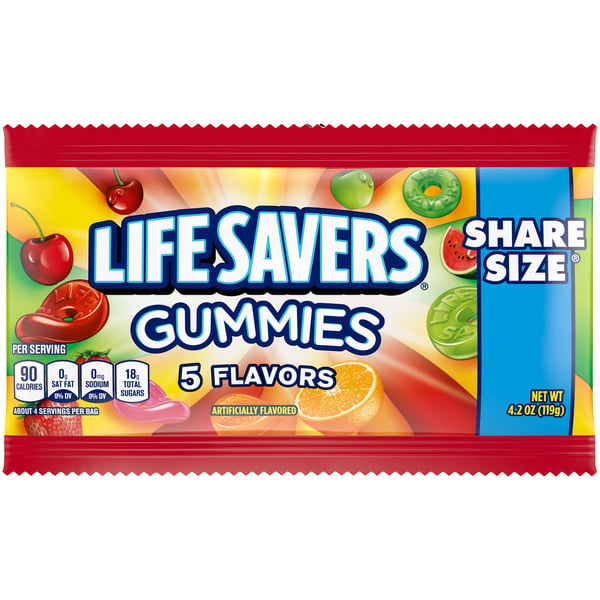 Candy, Chocolate & Gum Life Savers Flavors Gummy Candy Share Size hero