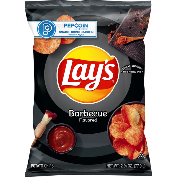 Chips & Pretzels Lay's Potato Chips, Barbecue Flavored hero