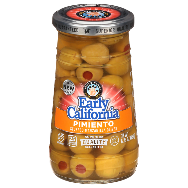 Pickled Goods & Olives Early California Pimiento Stuffed Manzanilla Olives hero