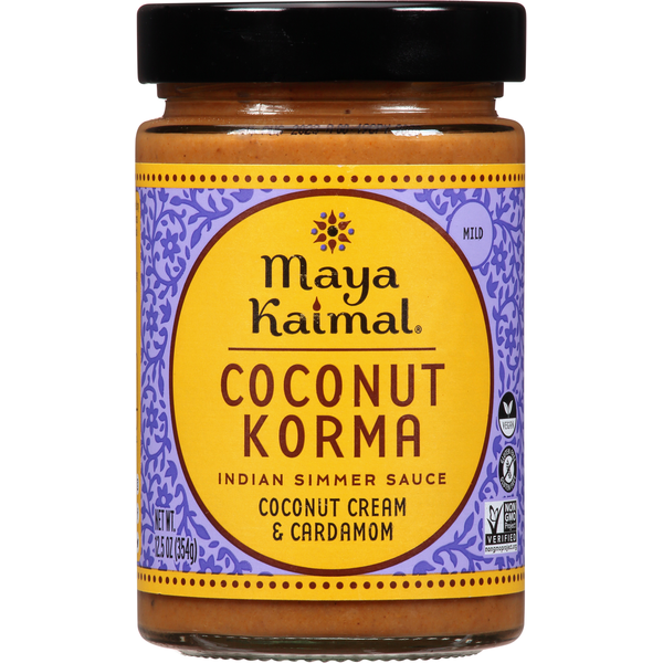 Spices & Seasonings Maya Kaimal Indian Simmer Sauce, Coconut Korma, Mild hero