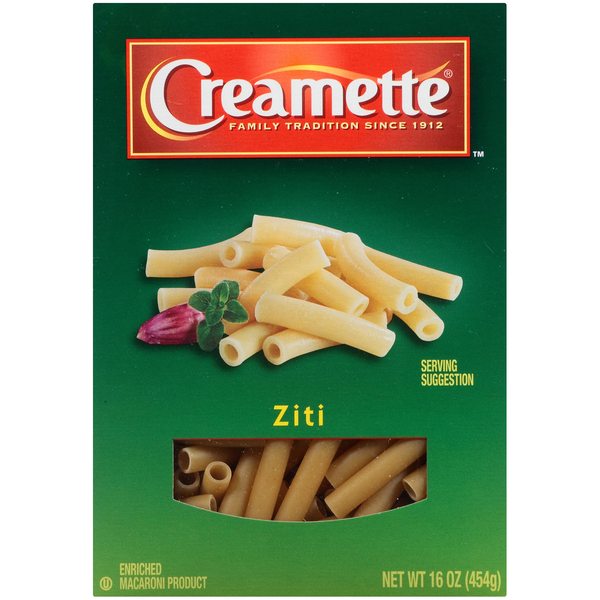 Dry Pasta Creamette Ziti hero