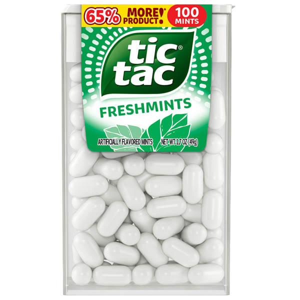 Mint & Gum Tic Tac Fresh Breath Mints, Freshmint, Bulk Hard Candy Mints hero