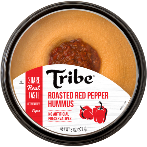 Fresh Dips & Tapenades Tribe Roasted Red Pepper Hummus hero