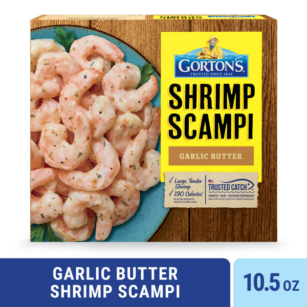 Frozen Meals Gorton's Garlic Butter Shrimp Scampi hero