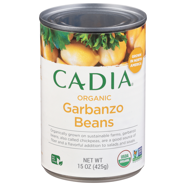 Canned Meals & Beans CADIA Garbanzo Beans, Organic hero