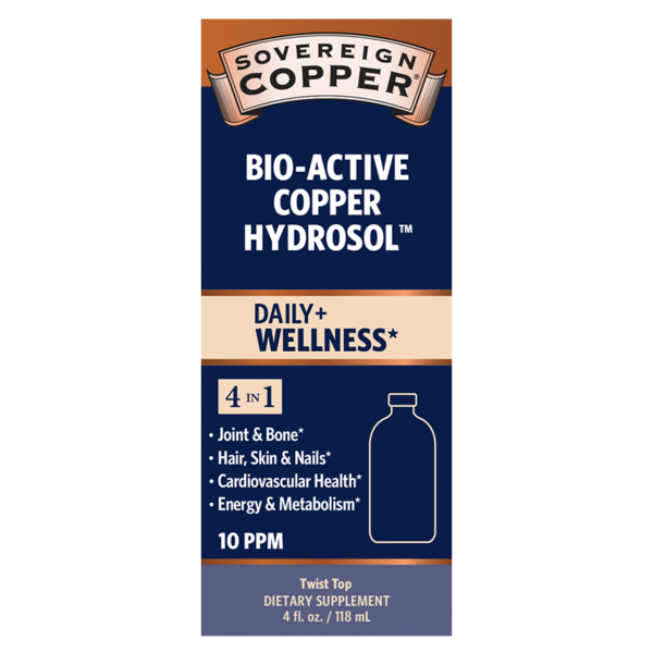 Vitamins & Supplements Sovereign Copper Bio-Active Copper Hydrosol, Twist Top hero