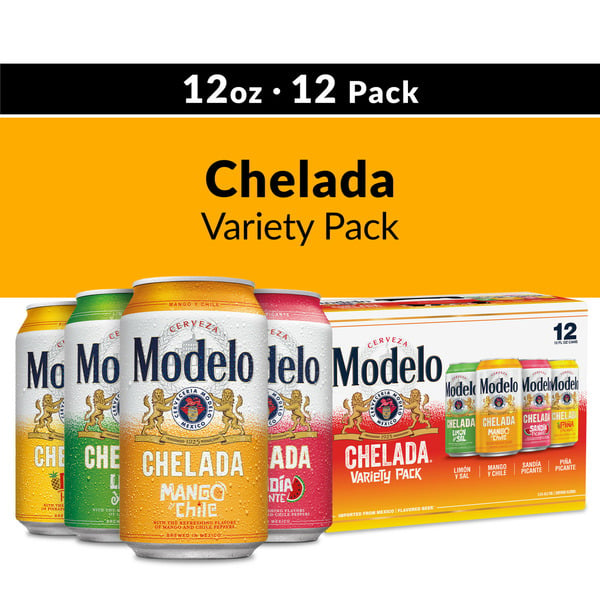 Beers & Coolers Modelo Chelada Variety Pack Mexican Import Flavored Beer Cans hero