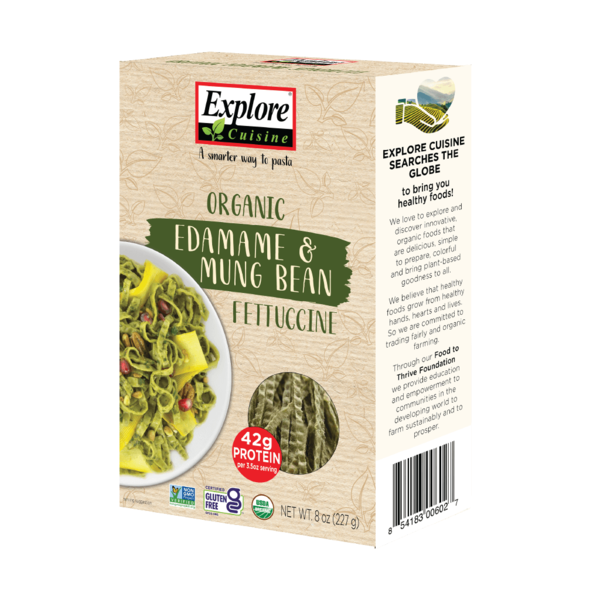 Dry Pasta & Noodles Explore Cuisine Edamame & Mung Bean Fettuccine hero