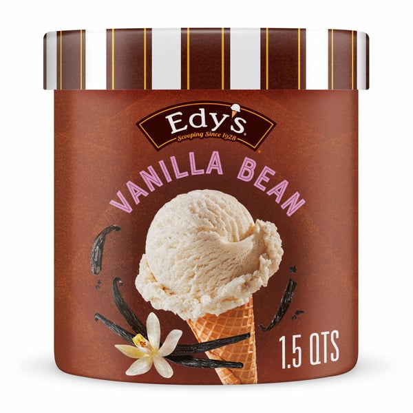 Ice Cream & Toppings Edy's/Dreyer's Grand Vanilla Bean Ice Cream hero