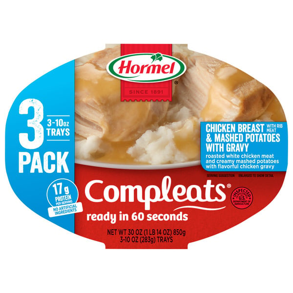 Instant Foods Hormel Chicken Breast & Gravy With Mashed Potatoes hero