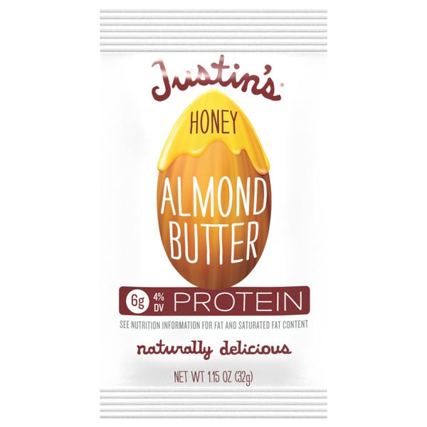 Spreads Justin's 1.15 Oz Honey Almond Butter hero