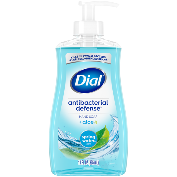 Dial Liquid Hand Soap Antibacterial Defense Spring Water hero