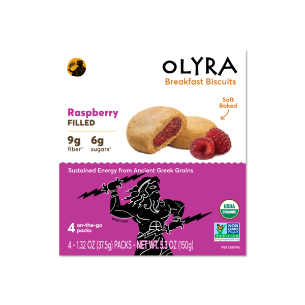 Olyra Rasberry, Fruit Filled Breakfast Biscuits hero