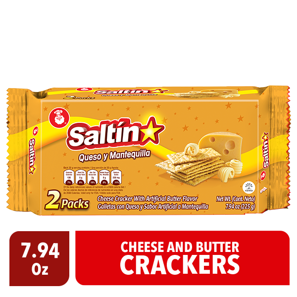 Crackers Saltin Cheese and Butter Crackers hero