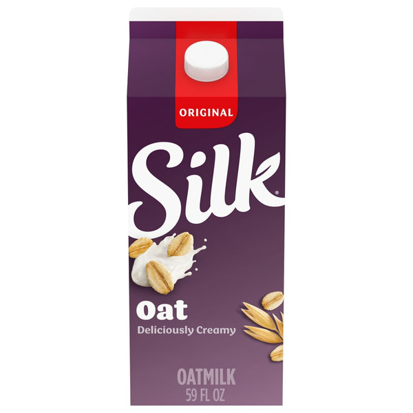 Nutmilk & Dairy Free Silk Original Oat Milk, Dairy Free, Gluten Free, Soy Free hero