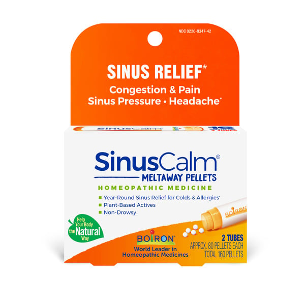 Cold, Flu & Allergy Boiron Sinuscalm Sinus Relief Medicine, Pellets for Runny Nose, Congestion, Sinus Pressure, Headache, Non-Drowsy hero