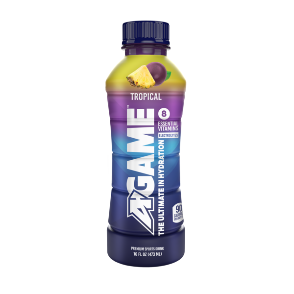 Energy & Sports Drinks A-Game Premium Sports Drink, Tropical hero