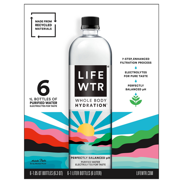 Water, Seltzer & Sparkling Water LIFEWTR Water Enhanced Water hero