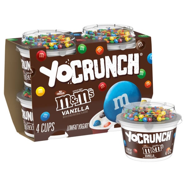 Yogurt/Kefir YoCrunch Vanilla Low Fat Yogurt Cups with Mini M&M'S(R) hero