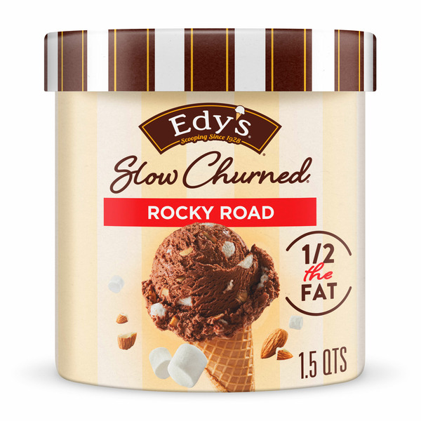 Ice Cream & Ice EDY'S Slow Churned Rocky Road Light Ice Cream hero