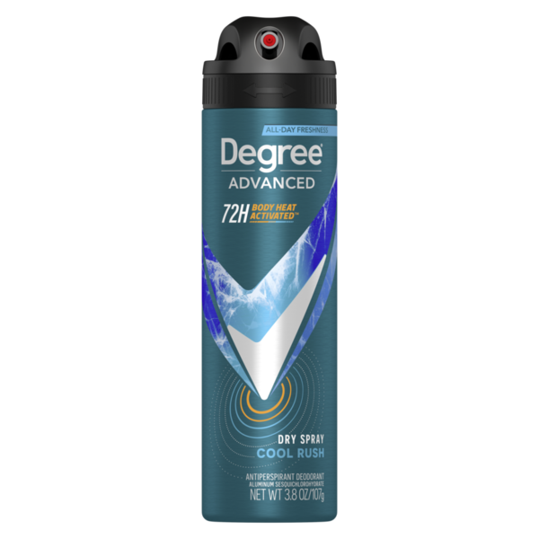 Deodorants Degree Antiperspirant Deodorant Dry Spray Cool Rush hero