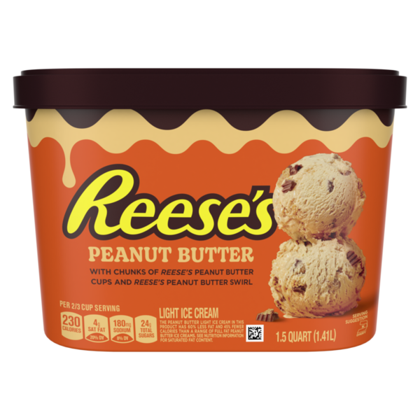 Ice Cream & Ice Reese's Peanut Butter Light Ice Cream hero