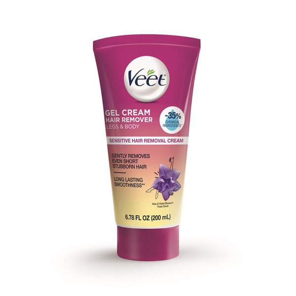 Shave Needs Veet® Hair Removal Cream, Legs & Body 3-in-1 Gel Cream Hair Remover, Sensitive Formula hero