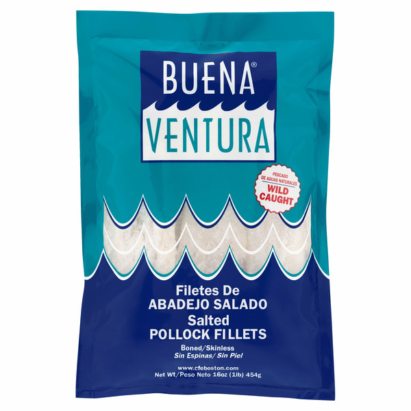 Seafood Buena Ventura Salted Pollock Fillets hero