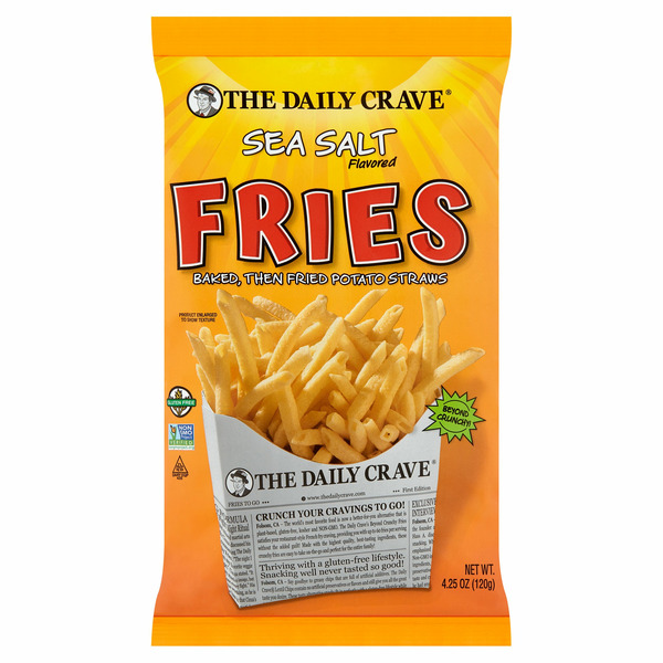 Chips & Pretzels The Daily Crave Sea Salt Fries hero