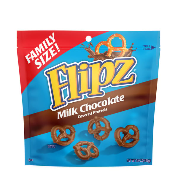 Candy, Chocolate & Gum Flipz Milk Chocolate Covered Pretzels hero