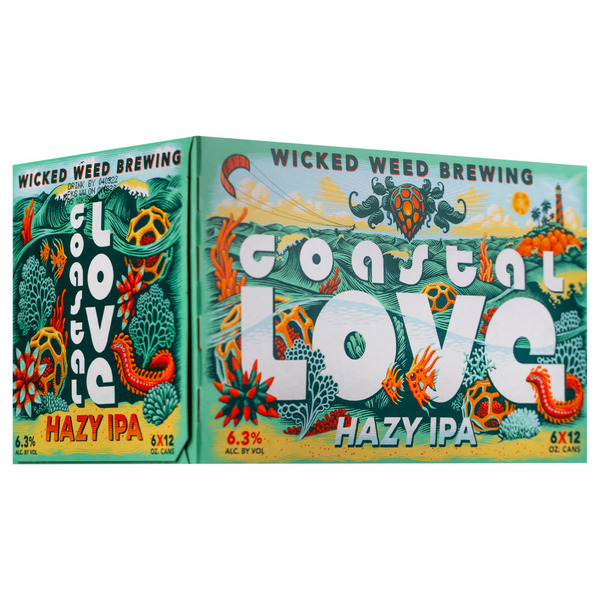 Beers & Coolers Wicked Weed Coastal Love Hazy IPA Craft Beer hero